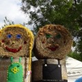 キャベツ祭り　干草人形