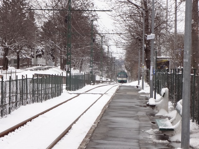 2013年3月15日雪景色の線路