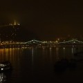 ドナウ川夜景　自由橋