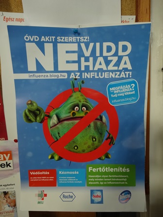 インフルエンザのポスター