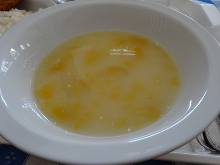 桃のスープ