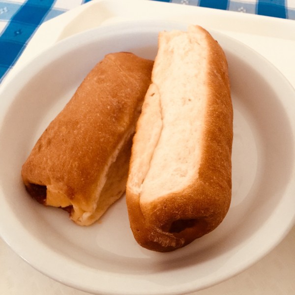 ジャムパン2個