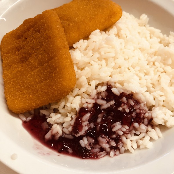 チーズフライのジャムソース