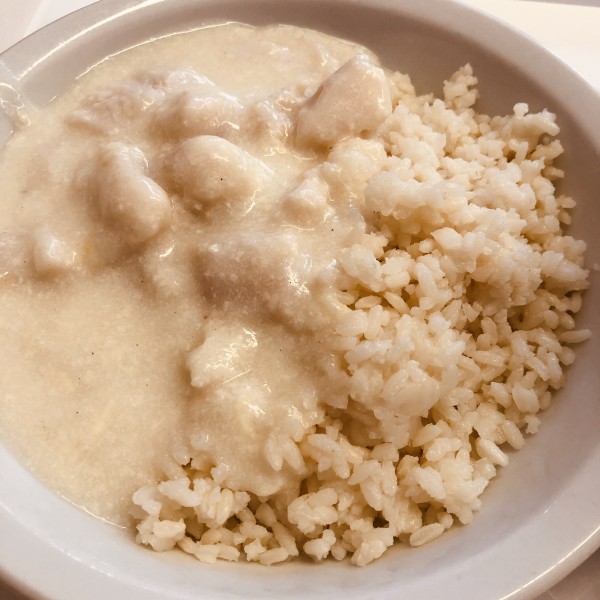 ツナのチーズクリーム煮込みがけゴハン